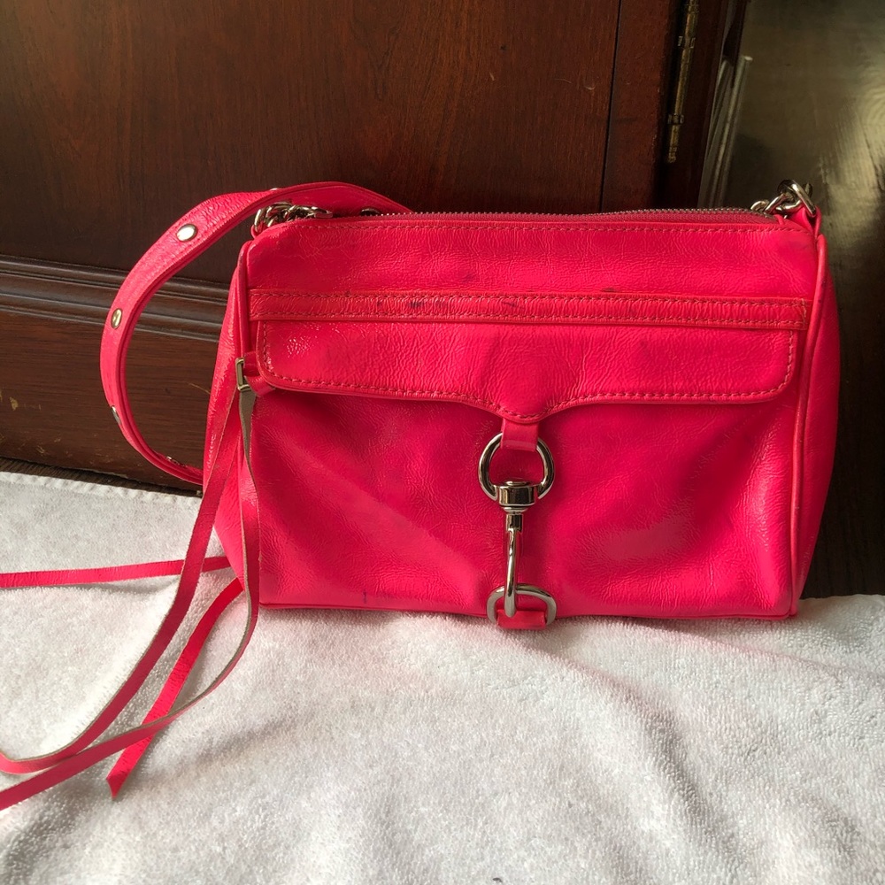 Rebecca Minkoff Mini Crossbody Bag (hot pink)